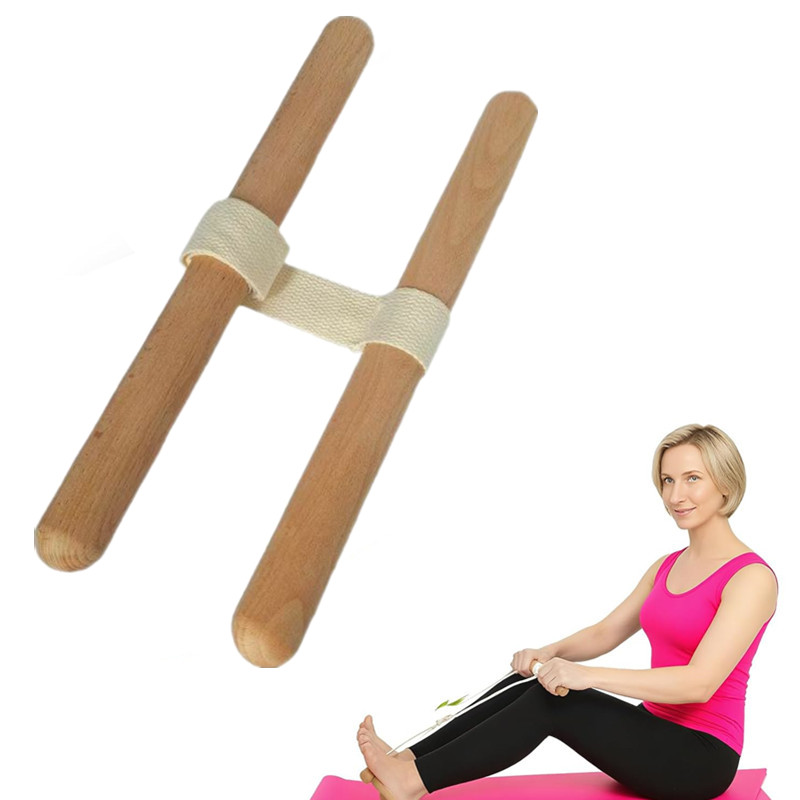 Fitness Yoga & Kickfit - Hamstring-Stretcher, Verstellbarer Flex-Gurt zur Schmerzlinderung, Yoga-Ganzkörper-Streckübungs-Fitness-Ausrüstungsset