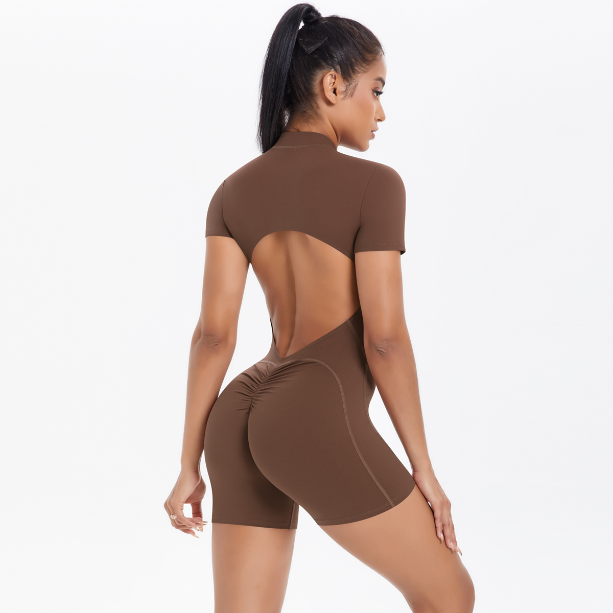 Damen Gym-Jumpsuit Kurze Yoga- – Yoga Y Fitness Bewertung und Preis