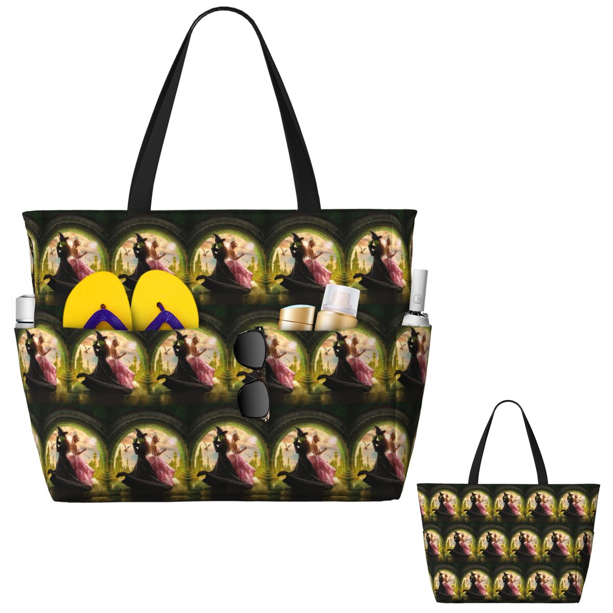Wicked Musical Beach Tote Bag  – Yoga Fitness Music Bewertung und Preis