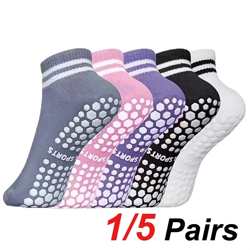 1/5 Paar Damen-Silikon-Anti-Ru – Fitness Yoga & Kickfit Bewertung und Preis