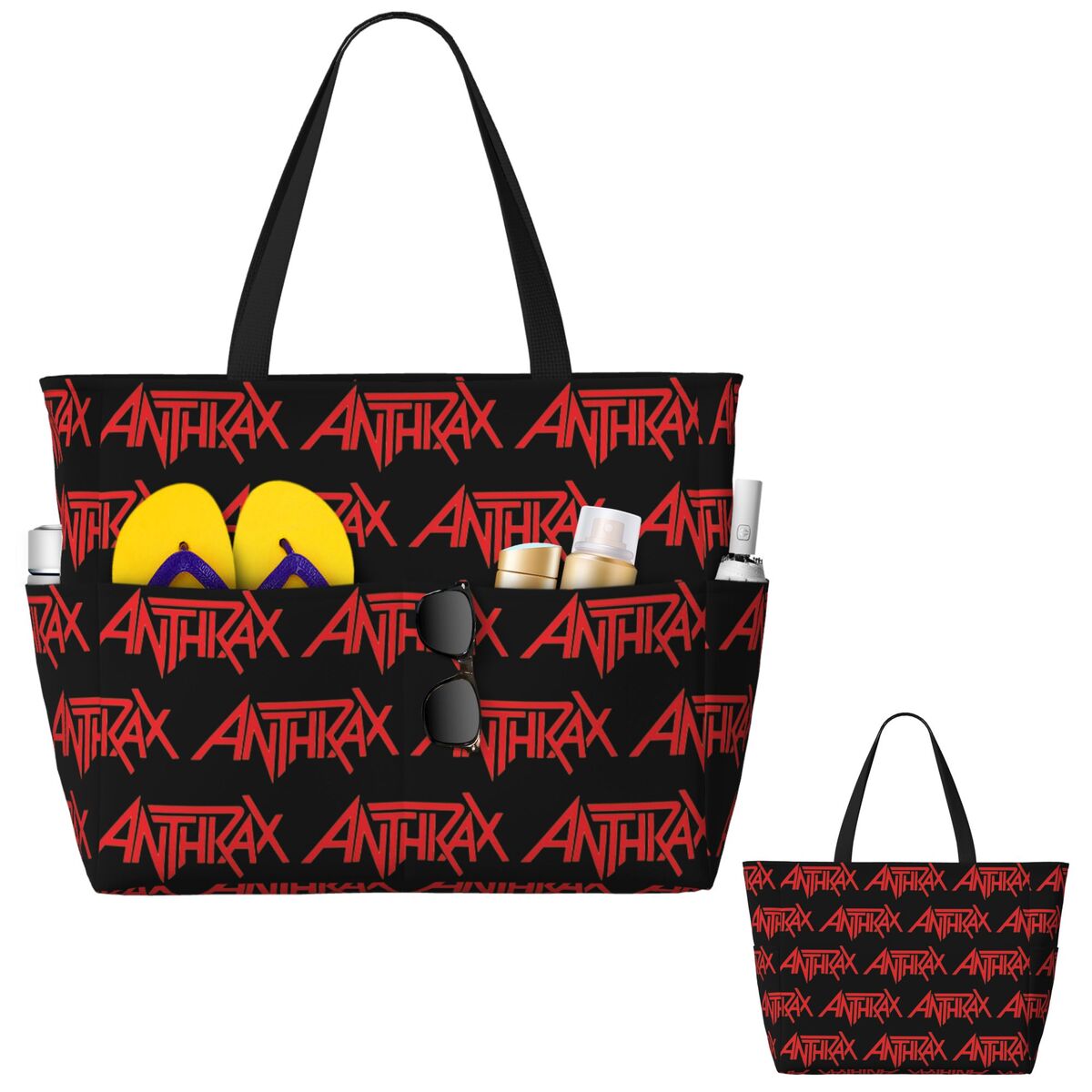 Anthrax Music Band Logo Strand – Yoga Fitness Music Bewertung und Preis
