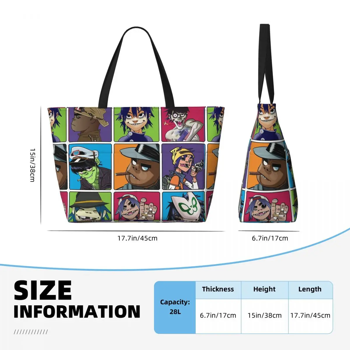 Music Band Gorillaz Strandtasc – Yoga Fitness Music Bewertung und Preis